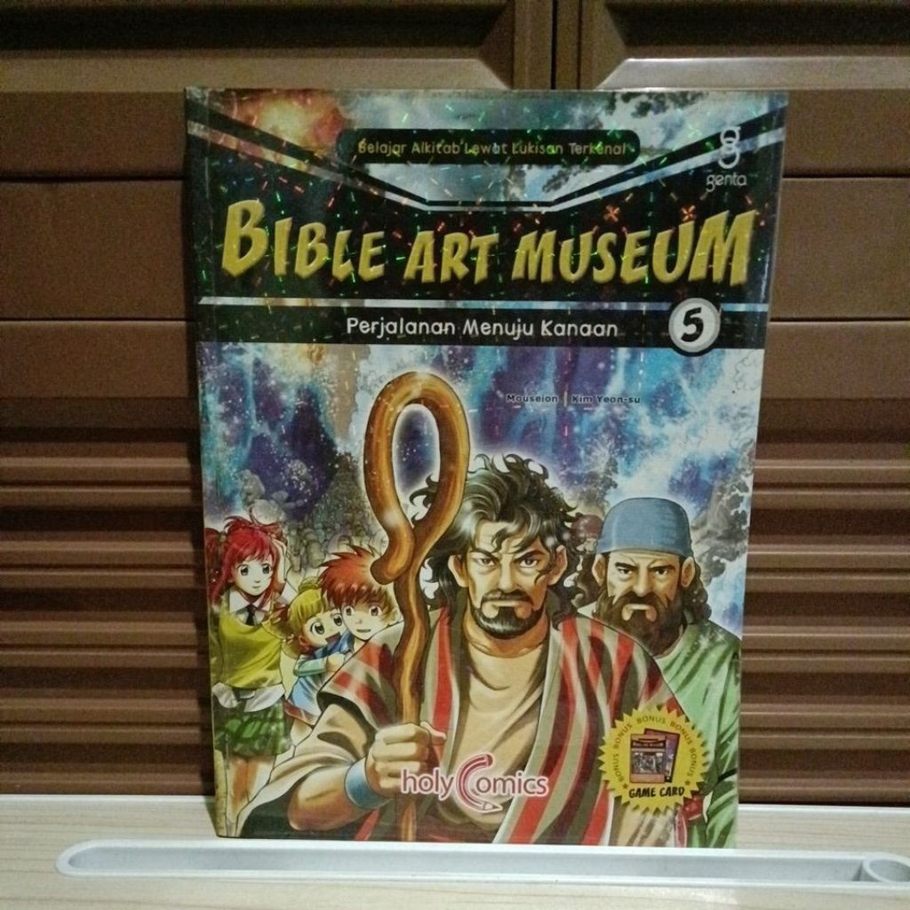 Buku Original - Bible Art Museum perjalanan menuju Kanaan 5 holy comics
