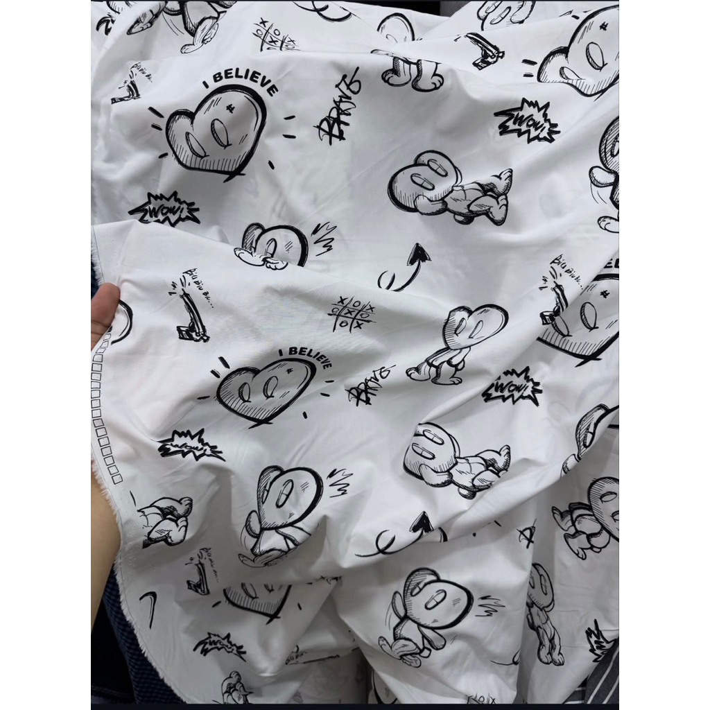 Kain Katun Printing Uniqlo