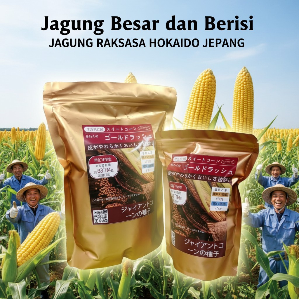 [COD] BENIH JAGUNG JEPANG F1 RAKSASA HOKAIDO IMPORT ORIGINAL