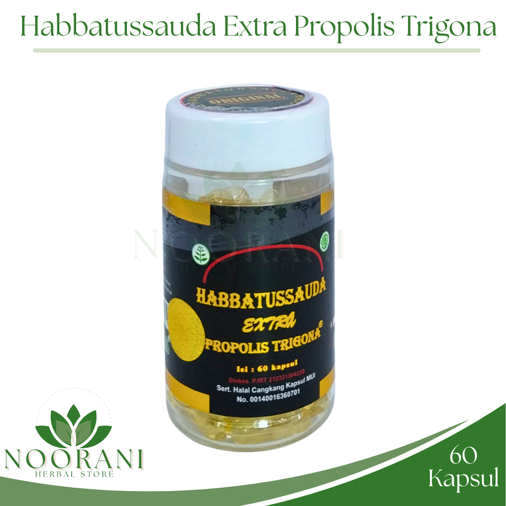 Habbatussauda Extra Propolis Trigona isi 60 Kapsul | Habbatussauda UMS