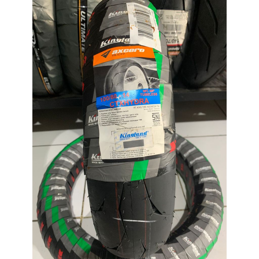 Ban Kingland CTX Hydra 100/80-14 Tubeless