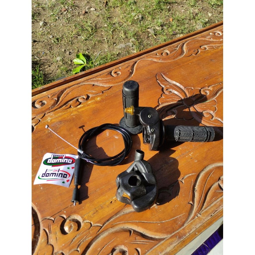 Gas Spontan Domino Bearing Mika Hitam - Model: Gas Kontan, Jenis: DOMINO BEARING ORI