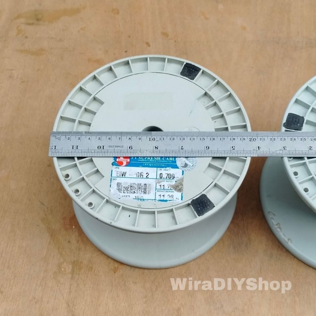 Klosan Bobbin Plastik Rollan Gulungan Kabel Sedang