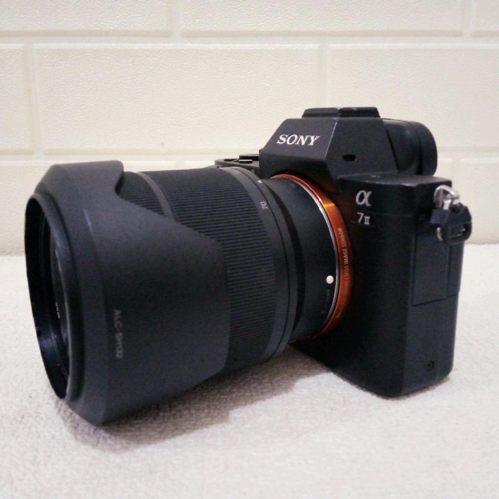 Sony A7 Mark II lensa 28-70mm kamera mirrorless camera second