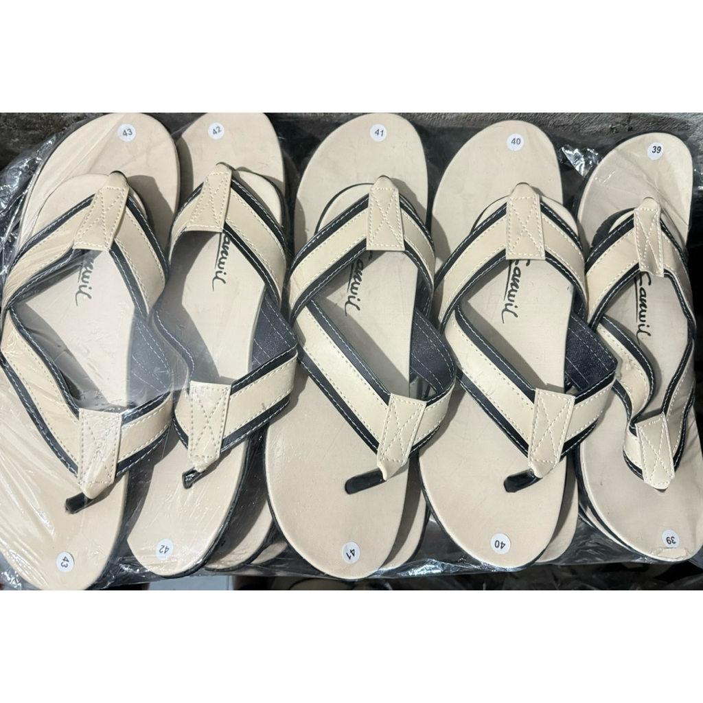 PAKET USAHA - Sandal Kulit Pria Kodian