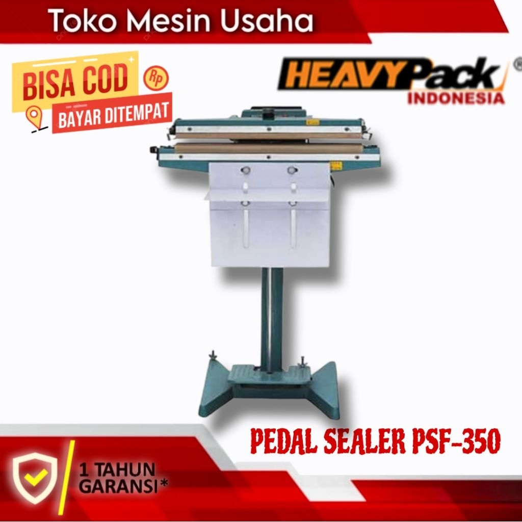 Pedal Food Sealer Mesin Segel Plastik Injak PSF-350 HEAVYPACK