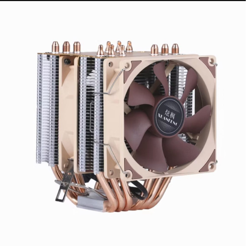 XUANFENG XF962 CPU / PC COOLER RGB 90MM DUAL FAN - 6 Heat Pipes second 1minggu