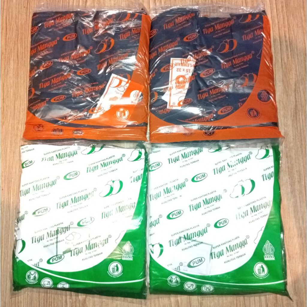 Kantong Plastik Kresek Ukuran 15 ( 15x32 ) Isi 100pcs/pack ( Setara Duo )