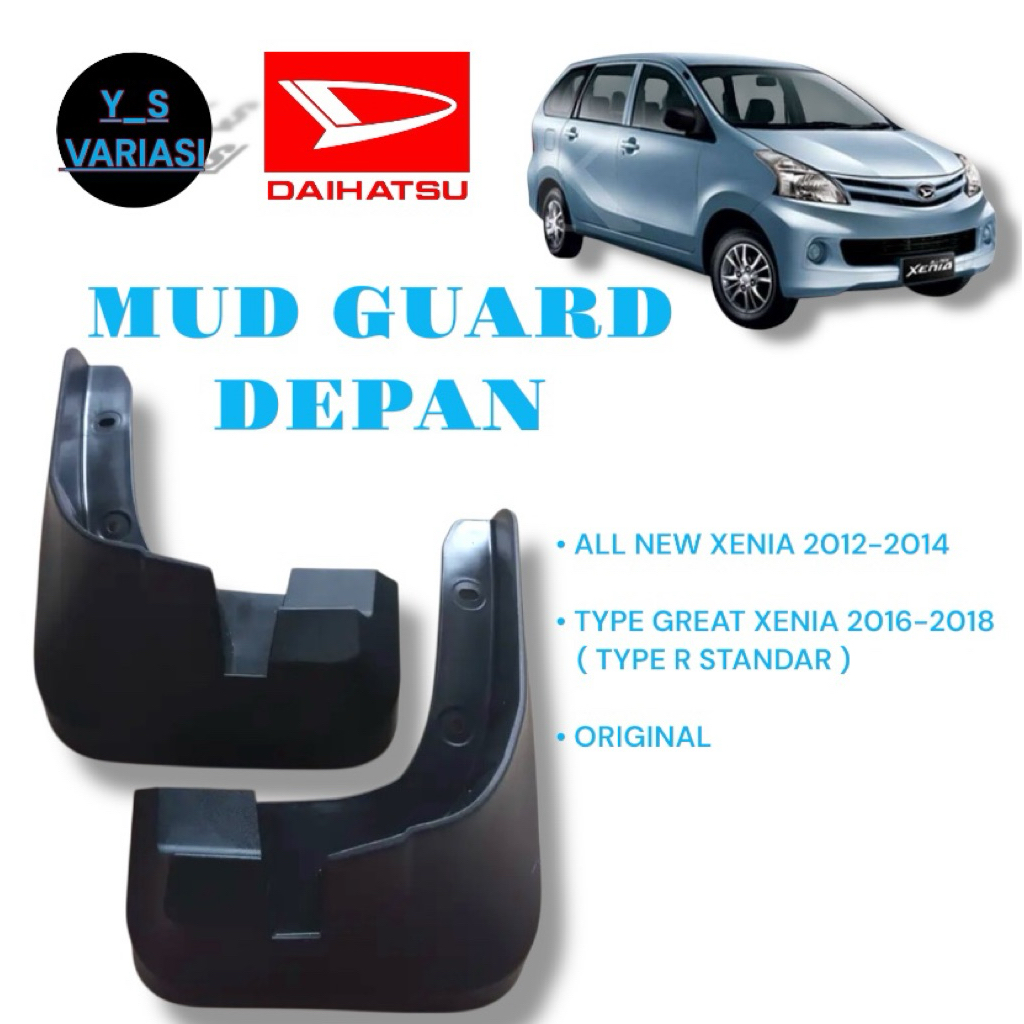 MUD GUARD / KARPET LUMPUR ALL NEW XENIA 2012-2018 DEPAN