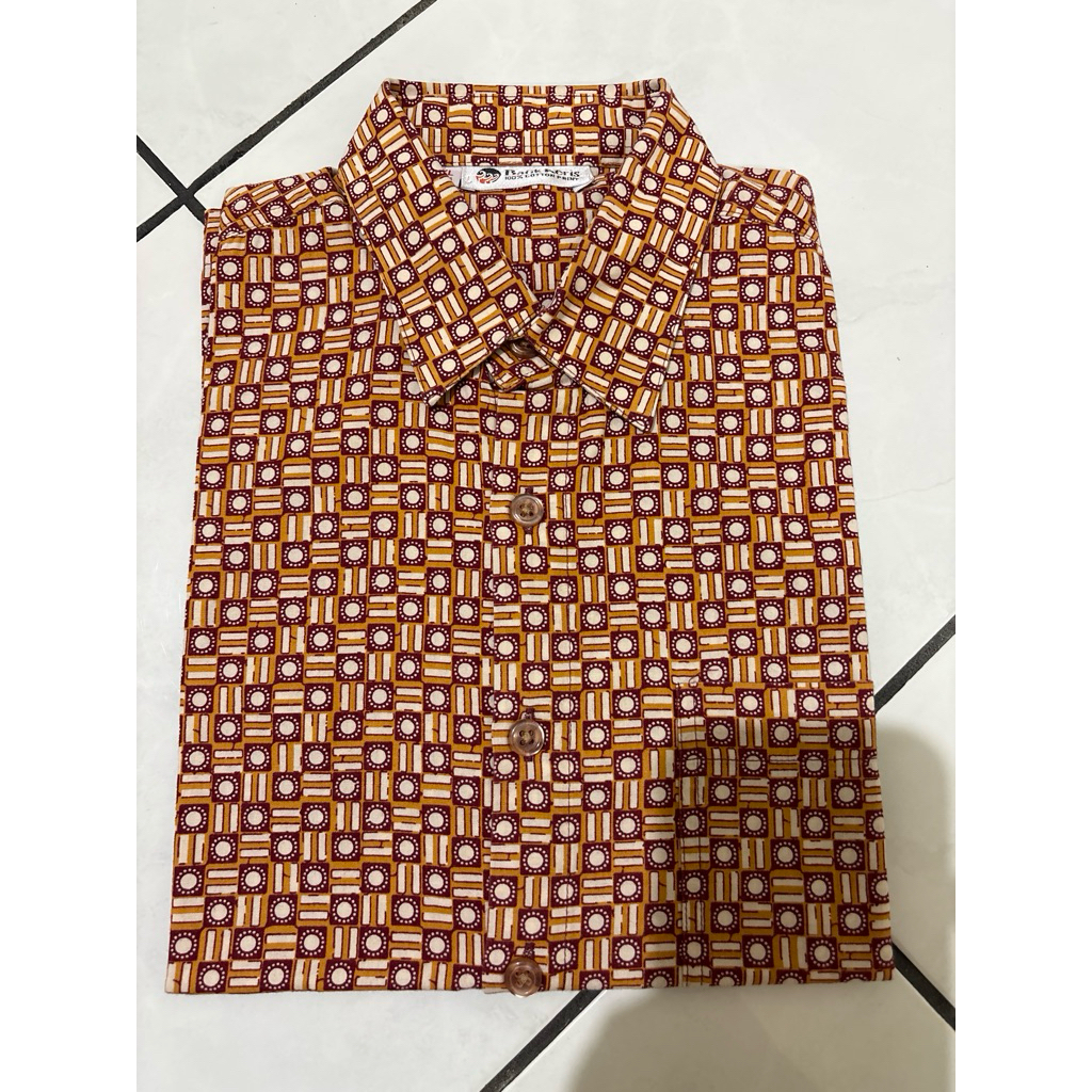 Preloved kemeja batik keris anak