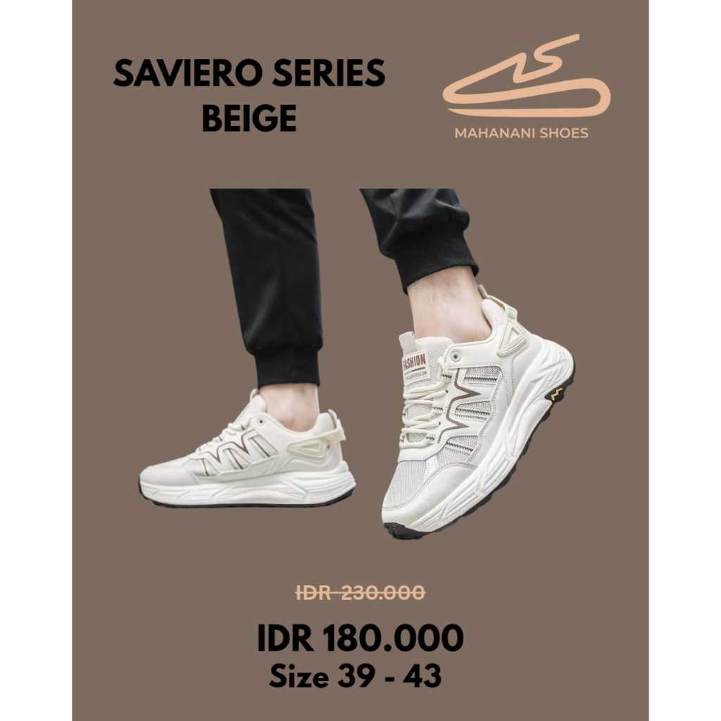SAVERIO SERIES 39-44 Saverio Series Newrun-Sepatu Sneakers Casual