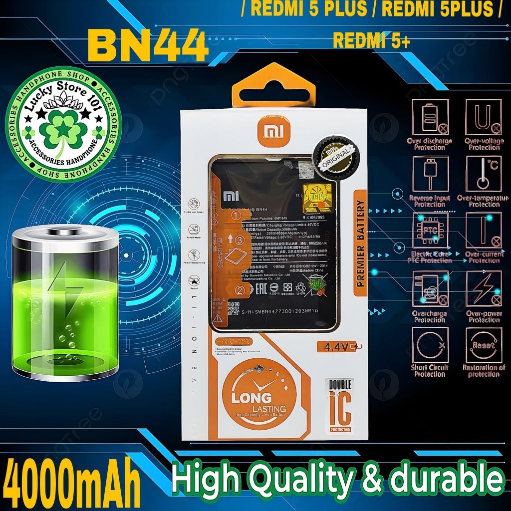 BATERAI 100% ORIGINAL BN44 / REDMI 5 PLUS / REDMI 5PLUS / REDMI 5+ BATTERY BATRE BATRAI BAT