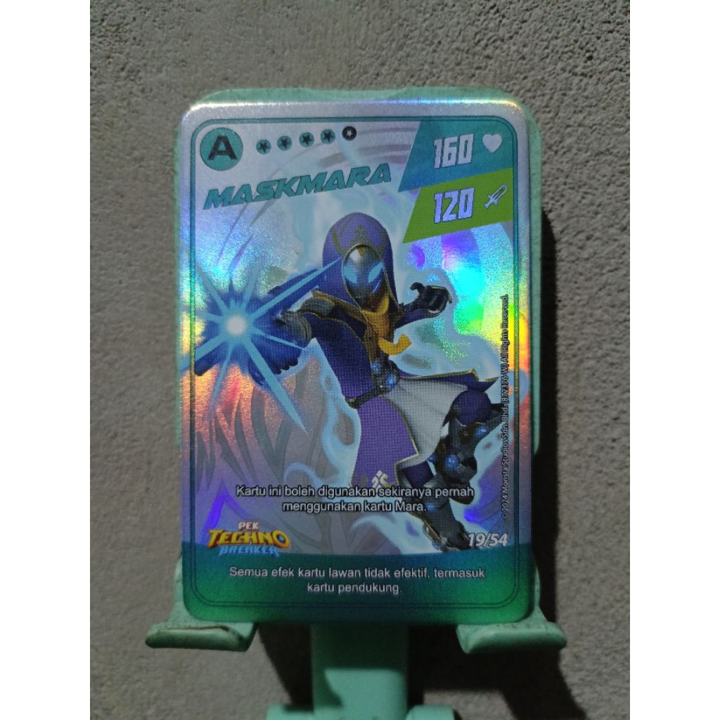 Kartu Boboiboy pek Techno Breaker Maskmara (Hologram)