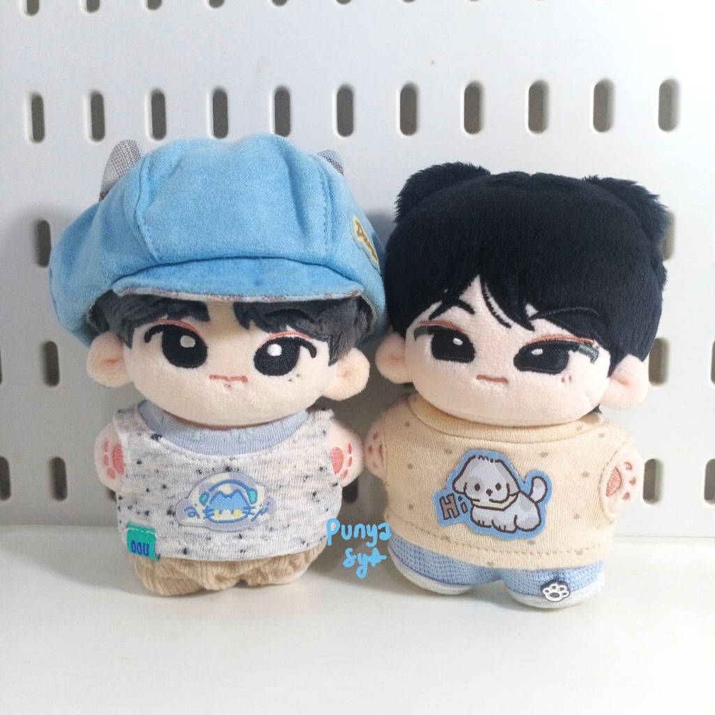 (UBAH KE JNE) DOLL CLOTHES 10CM NEGIT DOU MILK CARROT SOYMILK LAB JACKET ADIDAS BLACK BAJU BONEKA EN