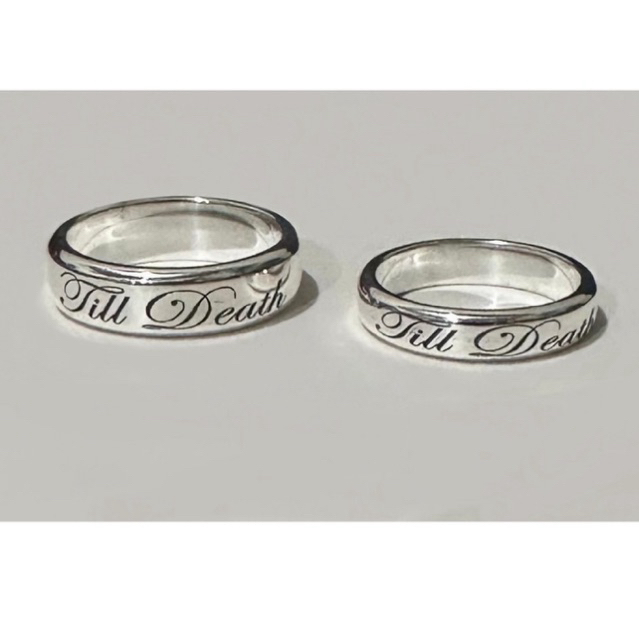 cincin couple perak request tulisan