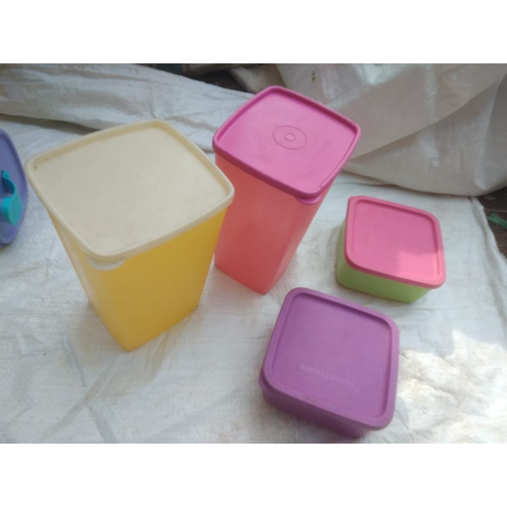 paket 4pcs Tupperware second