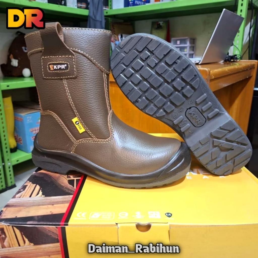 Sepatu Safety King Power L-805 Original – Sepatu Proyek Steel Toe Anti Slip K3