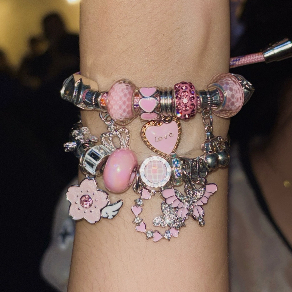 Gelang pandora charm // gelang paracord charm // gelang costum