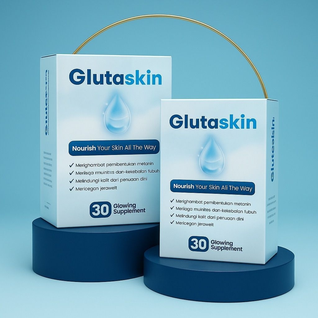 GLUTASKIN WHITENING Original pemutih kulit wajah dan Badan 10× Lebih Efektif BPOM