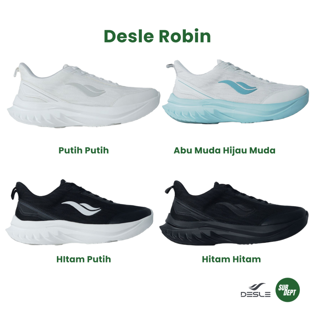 Sepatu Running Desle Robin Original 100% Termura Plat TPU