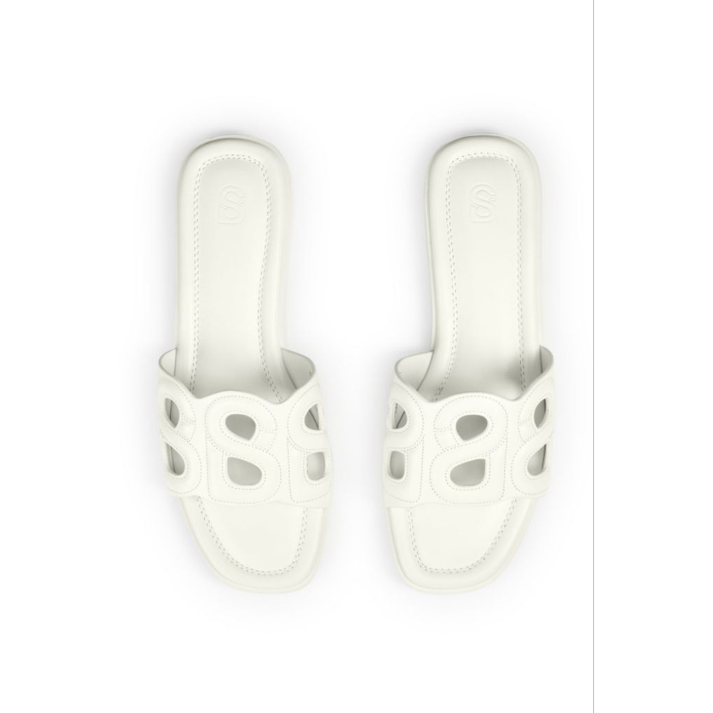 new and sale buttonscarves clea sandal white 40 bukan preloved