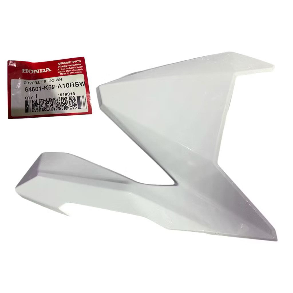 Cover Depan Kiri Putih – Vario 125 eSP & Vario 150 eSP 64601K59A10RSW 64601-k59-a10rsw