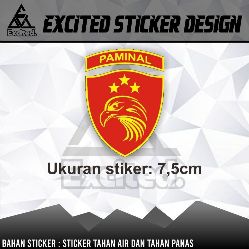 STIKER VINYL LOGO PAMINAL