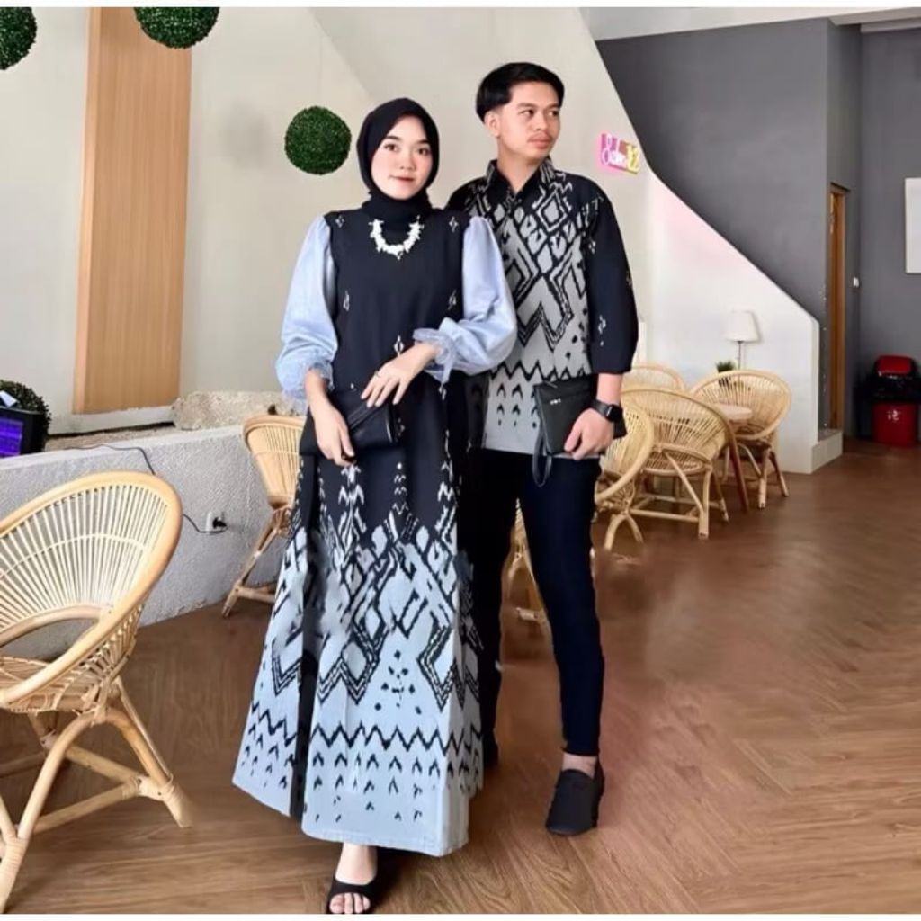 SET COUPLE TENUN RAHAYU BAJU TENUN KONDANGAN KEMEJA TENUN PRIA DEWASA