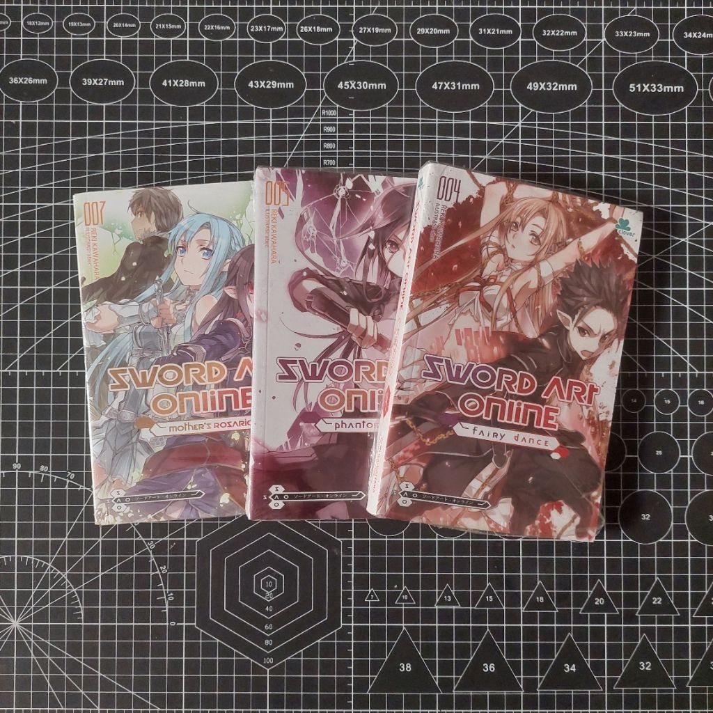 (Original, Segel) Novel Sword Art Online vol 4 5 7 - Reki Kawahara
