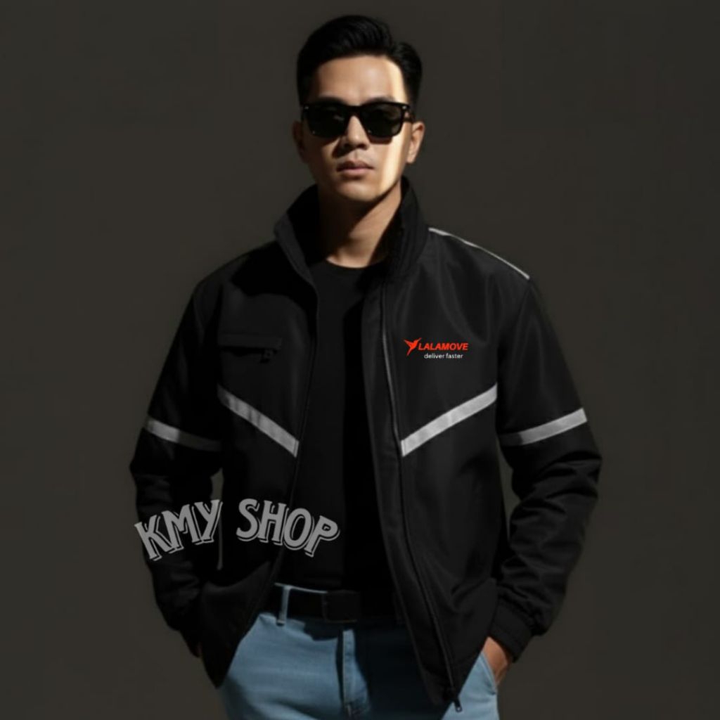 Jaket Lalamove Jaket Bomber Lalamove Jaket Pria dan Wanita