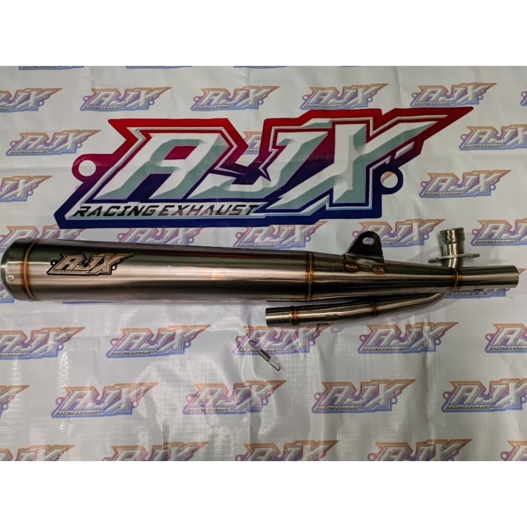 Knalpot Custom Standar Racing Honda Supra old, Win, Astrea grand, C70 Original AJX RACING EXHAUST