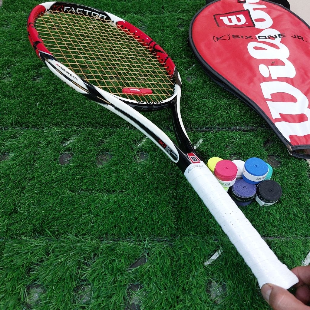 RAKET TENIS ORIGINAL WILSON K FACTOR SIX-ONE 26 BEKAS MULUS