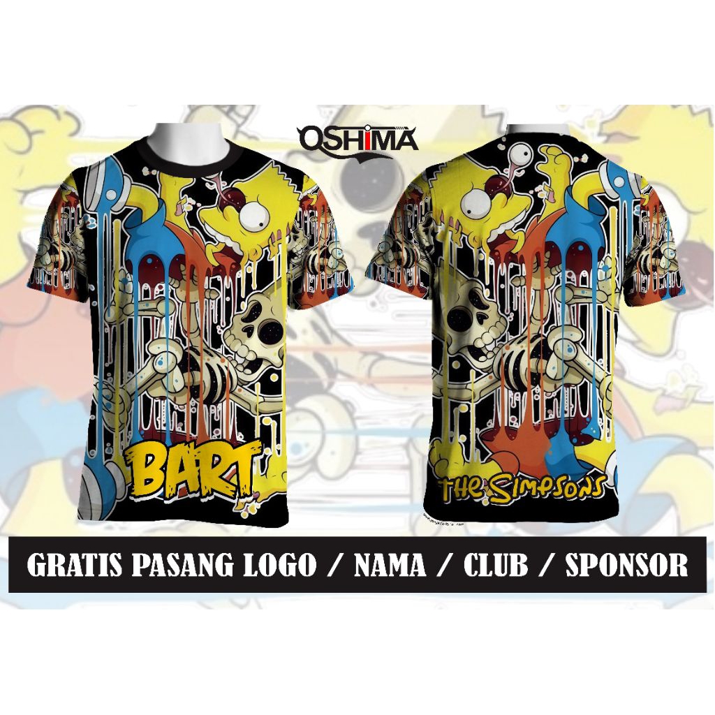 KAOS JERSEY BART SIMPSONS
