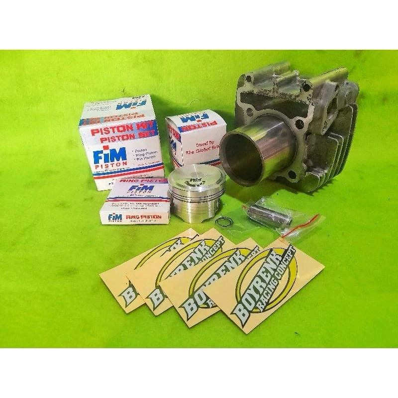 PAKET BORE UP BLOK VEGA ZR JUPITER Z NEW JUPITER BURHAN BORING LUAR DIAMETER 70 - BOYRENK RACING CON