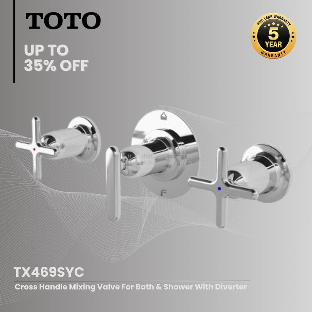 Kran Tanam Mixer with Diverter TOTO TX469SYC / Mixing Valve with Diverter TOTO