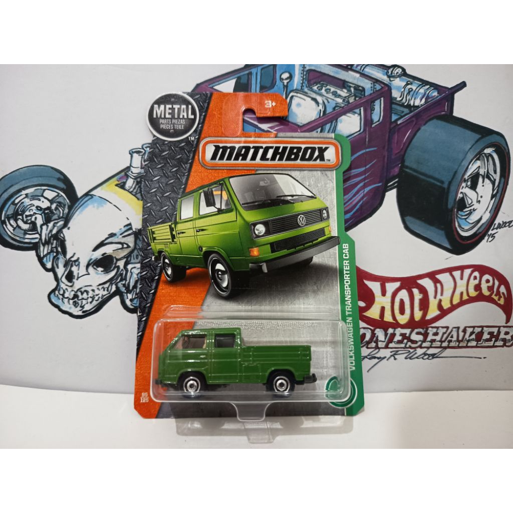 matchbox volkswagen transporter cab hijau