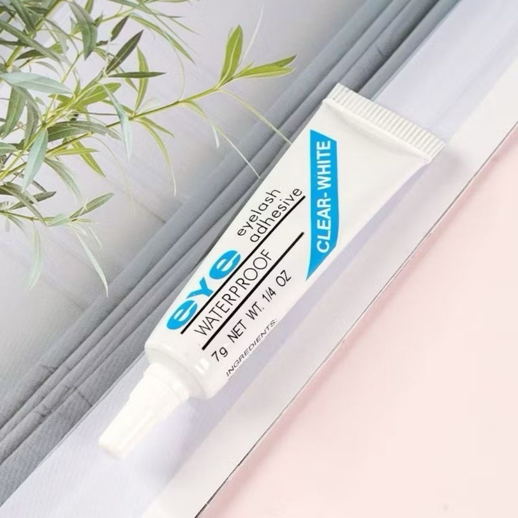 [COD] EYE Lem Bulu Mata Palsu Bening Dan Hitam False Eyelashes Glue Clear Tahan Lama XX124 - ZO