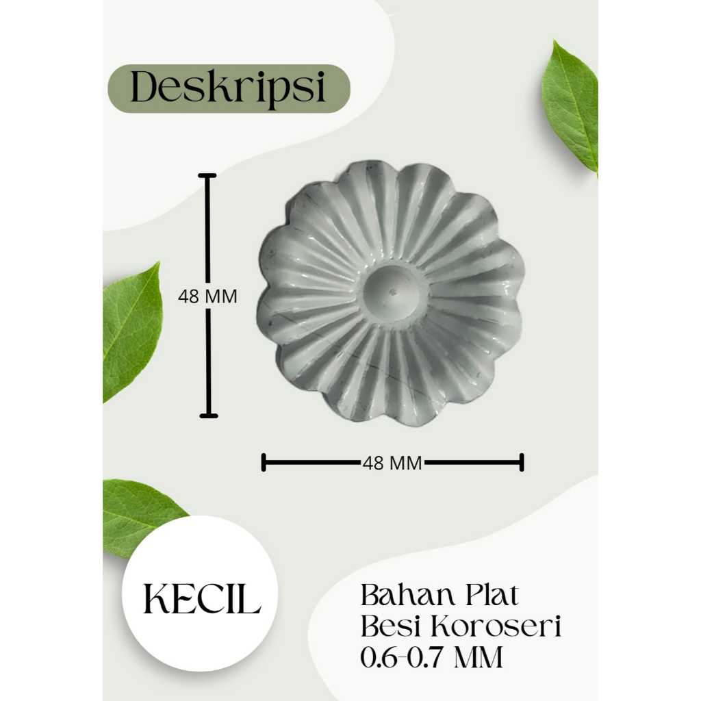 MATAHARI KECIL/ORNAMENT PAGAR BESI/BAHAN PLAT BESI