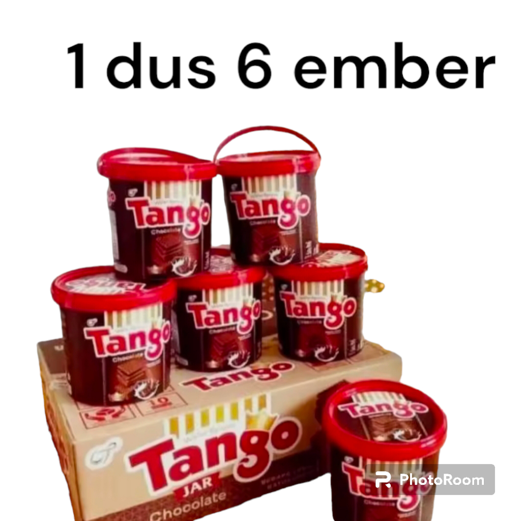 1 dus Tango Wafer / Wafer Tango Jar / Tango Ember Rasa Coklat 240gr isi 6 ember