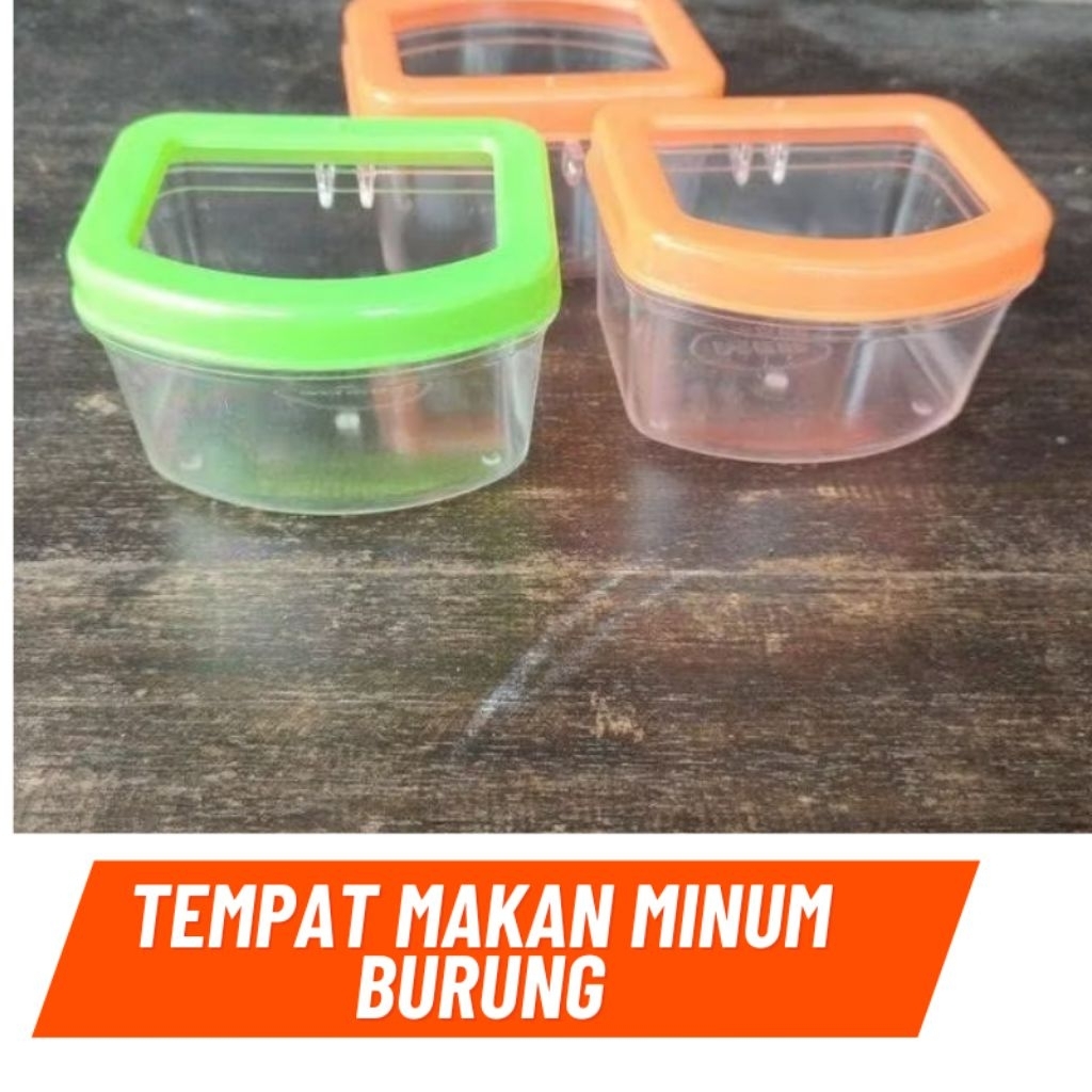 Cepuk Burung A1 Anti Tumpah - Desain Unik, Mudah Dipasang, Cocok untuk Berbagai Jenis Burung