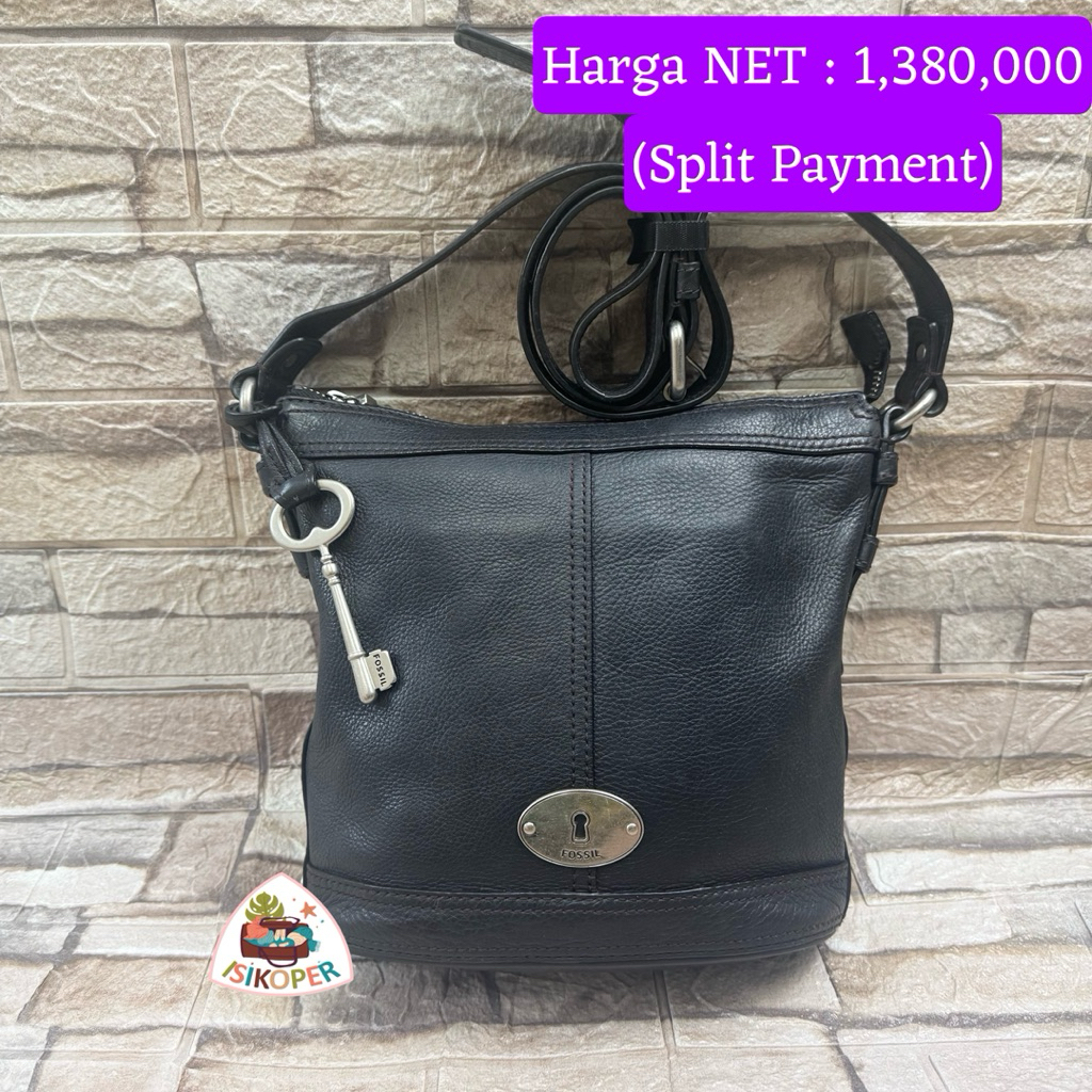 #506 NET-Preloved Fossil Maddox Bucket Hitam