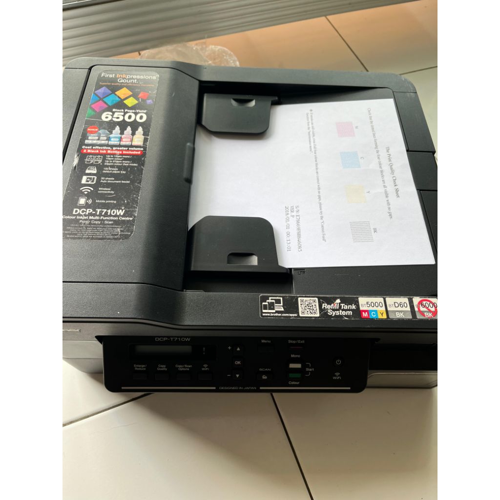 Brother Dcp-T710W garansi