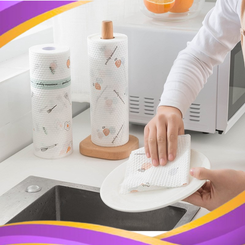 HL0133 Kertas Tissue Roll Penyerap Minyak Tisu Gulung Dapur