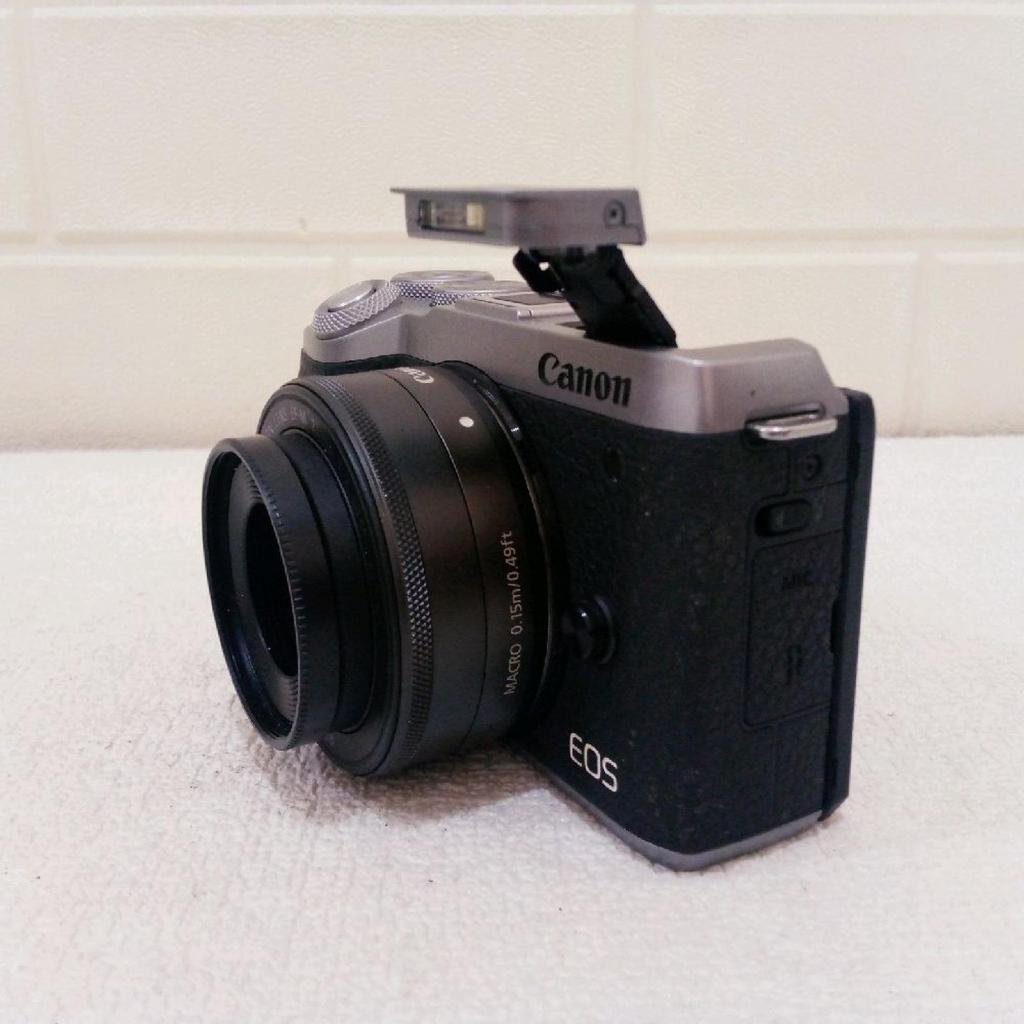 Canon eos M6 Mark II lensa 22mm kamera mirrorless camera second