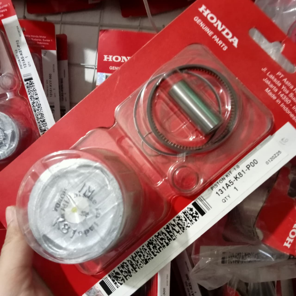 (AHM) Piston Kit K81 Os 100 Ori AHM BeAT Scoopy Vario ESP BeAT eSP New (K81), Scoopy eSP (K93)