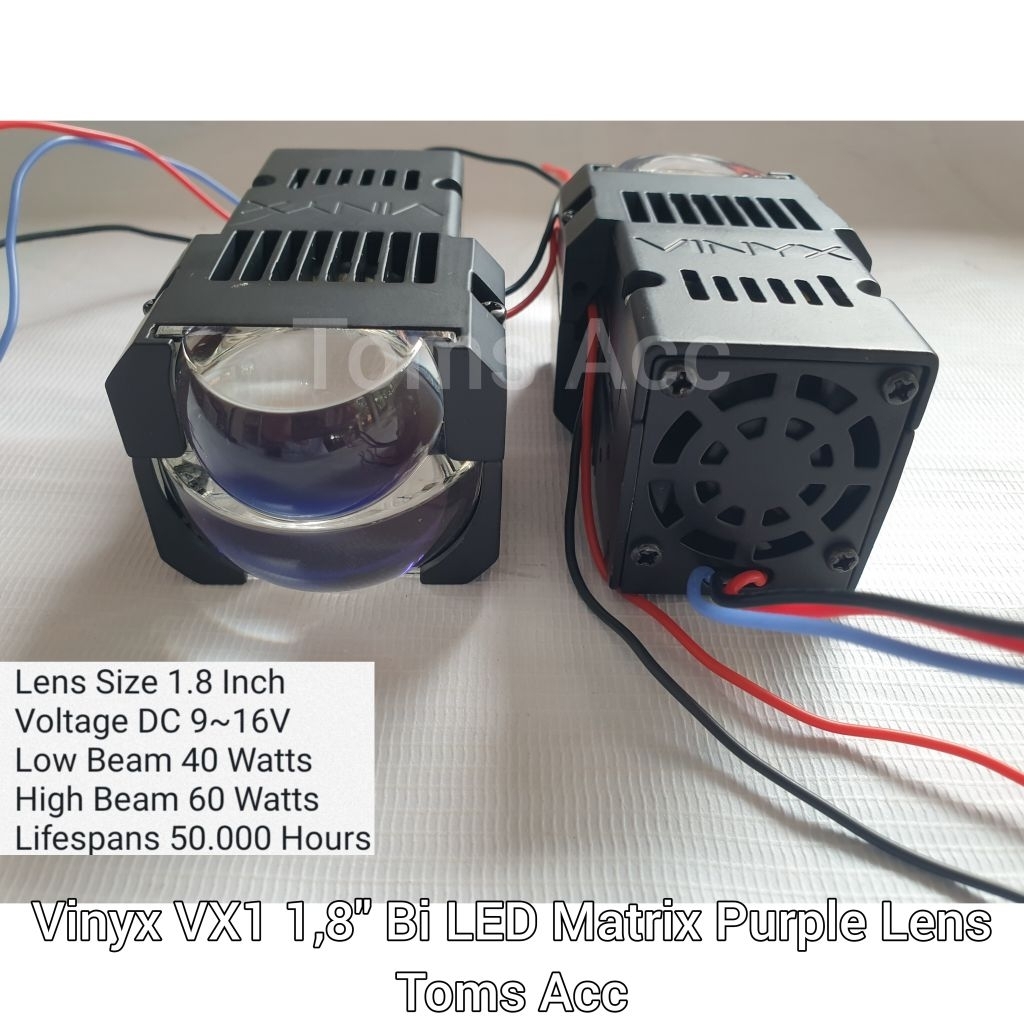 Vinyx VX1 1,8 Inch Matrix Biled Purple Lens Projector