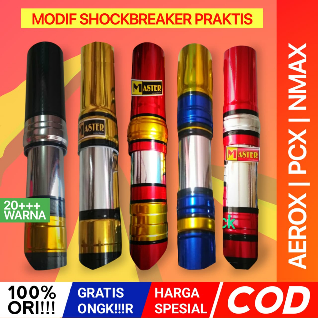 MASTER Cover Shock Sok Skok Belakang Aerox Pcx Nmax 150 155 160 Abs Cbs Old New