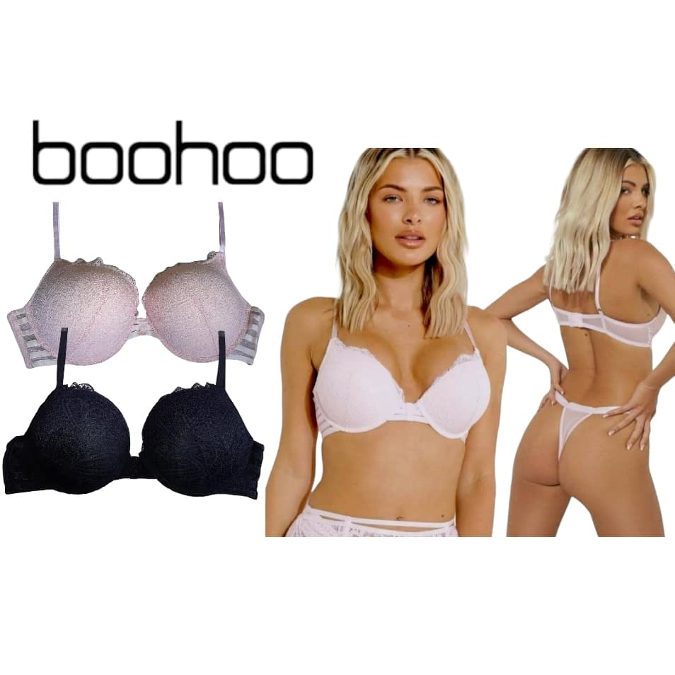 bombshell Bra Boohoo / tori bombshell lace with stripe