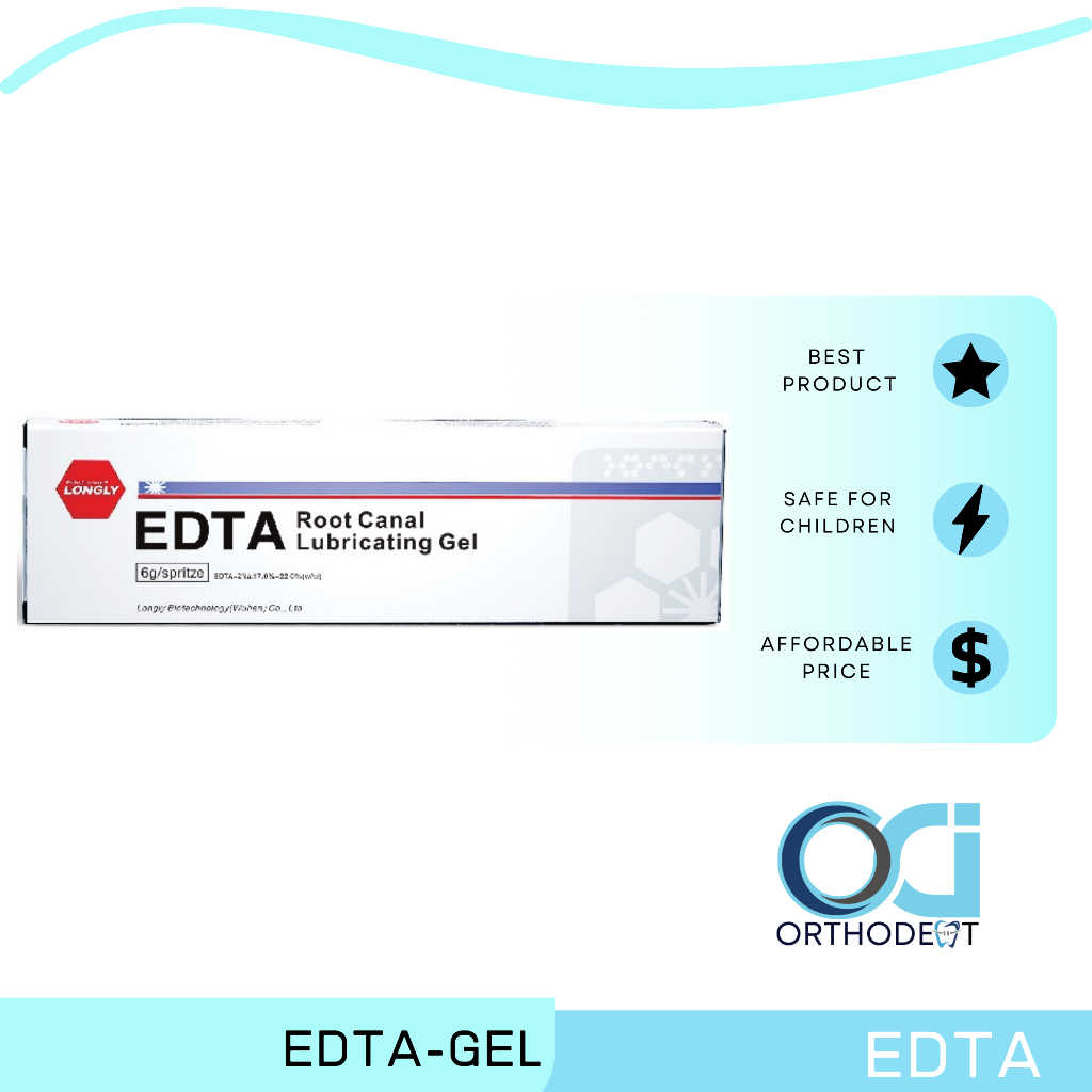 EDTA Gel Dental Lubricant – Endodontic Root Canal Preparation