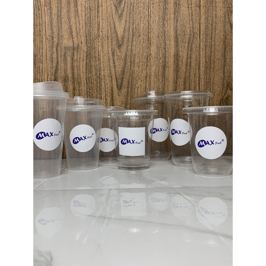 [GRATIS STIKER & TUTUP] Isi 50pcs GELAS PLASTIK CUP INJECTION 360ml/400ml/500ml/700ml | GELAS PLASTI